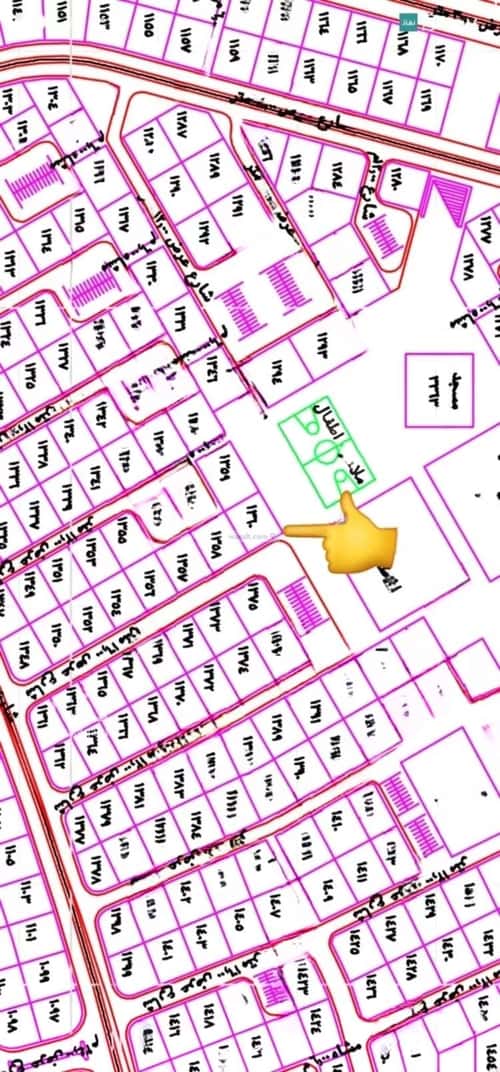 Land 375 SQM Facing East on 16m Width Street Ibriah Almashi, Madinah