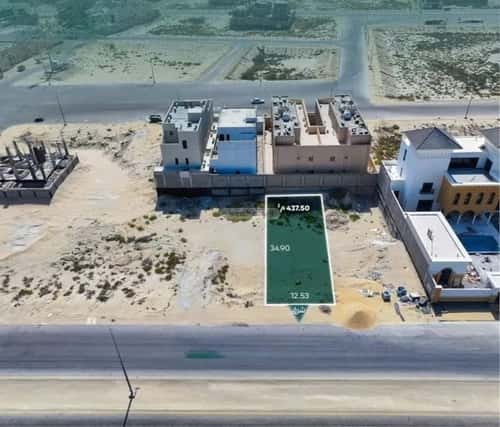 Land 437.5 SQM Facing East on 30m Width Street Al Seef, Aldammam