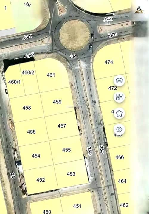 Land 705 SQM Facing East on 25m Width Street Al Bahr, Khobar