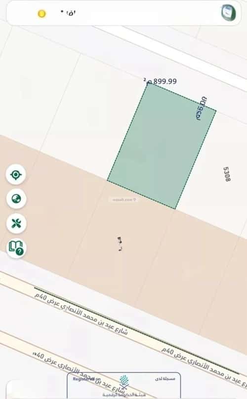 Land 900 SQM Facing North on 20m Width Street Dahiat Namar, West Riyadh, Riyadh