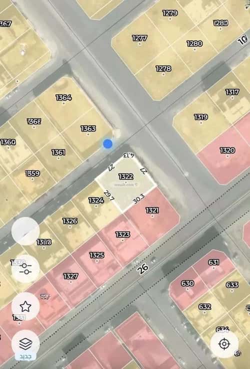 Land 880.5 SQM Facing North East on 36m Width Street Al Yaqoot, North Jeddah, Jeddah