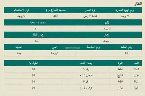 عمارة 400 متر مربع واجهة شمالية الروضة، شمال جدة، جدة