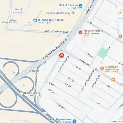 شقة 155.1 متر مربع بغرفتين العليا، الخبر