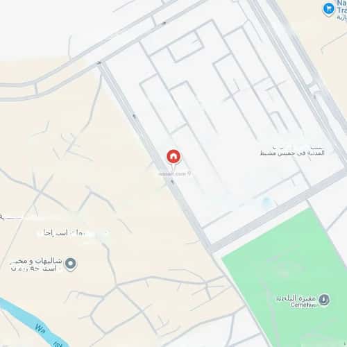 Villa 418.08 SQM Facing North on 20m Width Street Al Tadamun, Khamis Mushait