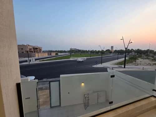 Villa 335.47 SQM Facing West on 30m Width Street Al Shateea Al Gharby, Aldammam