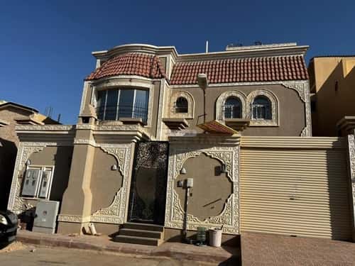 Villa 450 SQM Facing South on 15m Width Street Dahrat Laban, West Riyadh, Riyadh