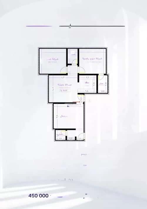 Apartment 640 SQM with 4 Bedrooms Al Marwah, North Jeddah, Jeddah