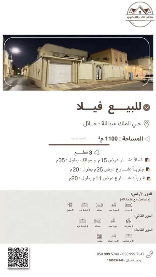 Villa 400 SQM Brokers, Hayil