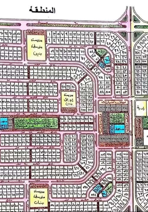 Land 1228.41 SQM Facing North on 30m Width Street Al Kawthar, Khobar