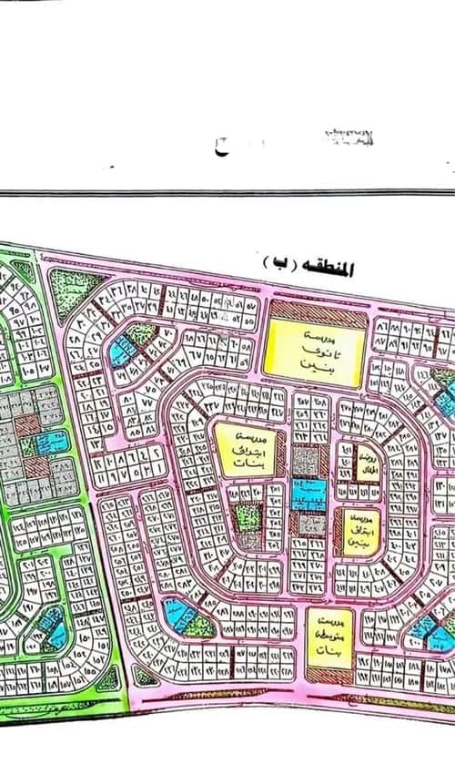 Land 875 SQM Facing East on 30m Width Street Al Marjan, Khobar