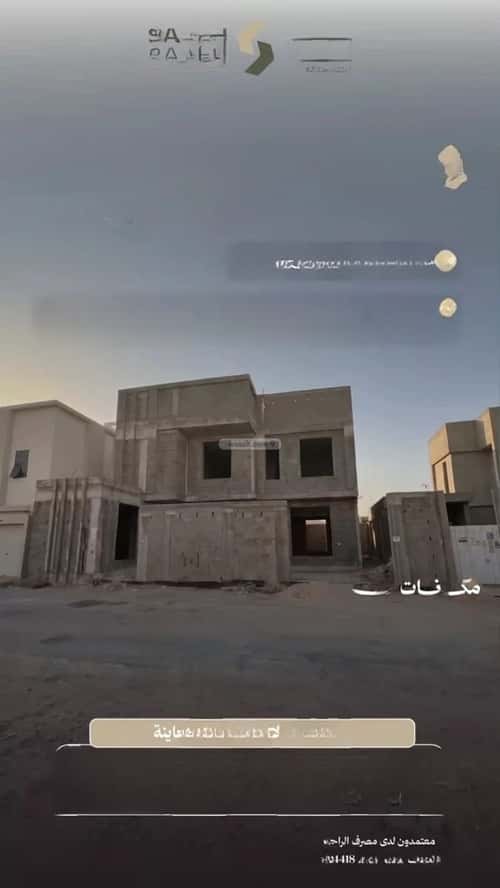 فيلا 391.18 متر مربع جنوبية على شارع 12م المعارض، بريدة