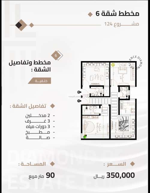 شقة ب 3 غرف بطحاء قريش، مكة المكرمة