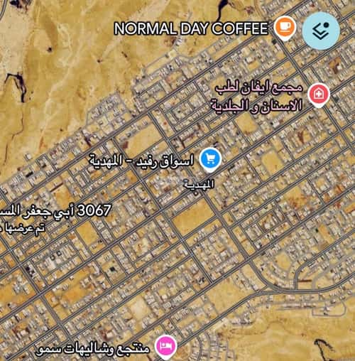 Land 720 SQM Facing West on 20m Width Street Al-Mahdiyah, West Riyadh, Riyadh