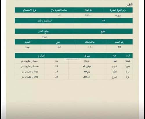 أرض 575 متر مربع جنوبية غربية على شارع 10م السلامة، شمال جدة، جدة