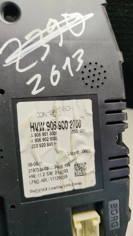 9069002700 2E0920845 INSTRUMENT CLUSTER for MB