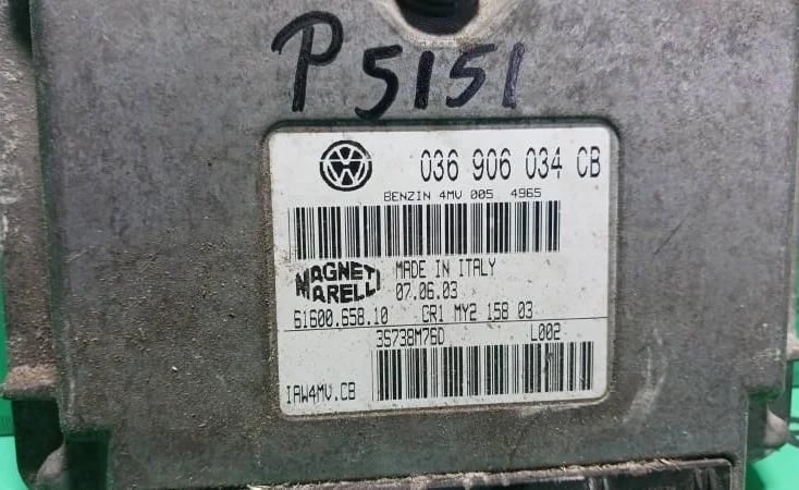 036906034CB Engine control unit/module ECU for Skoda Fabia Mk1 (6Y)