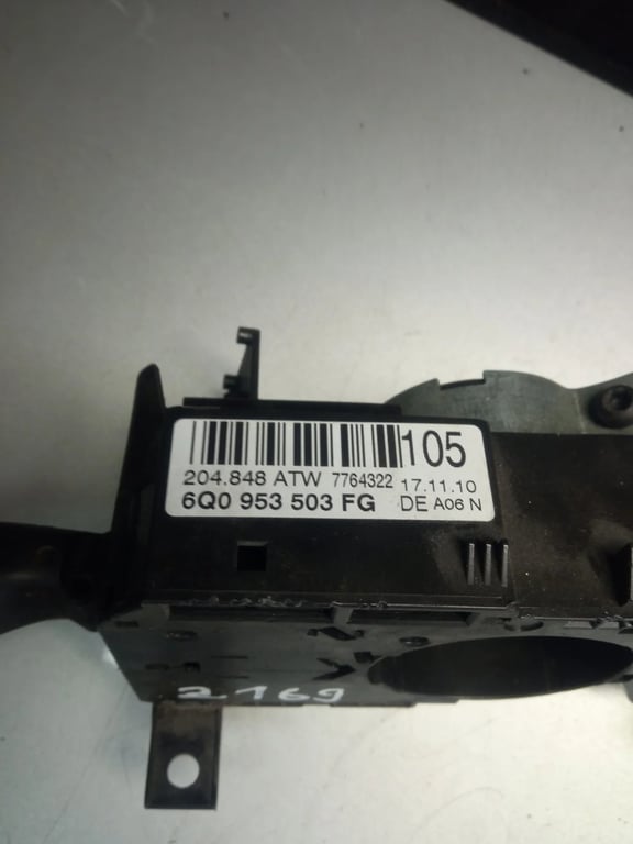 6Q0953503FG 7764322 Wiper Stalk Switch for VW