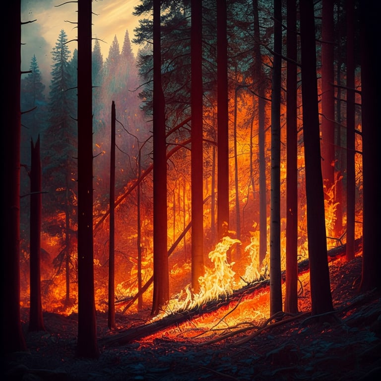 Giải Mã Giấc Mơ Thấy Cháy Rừng