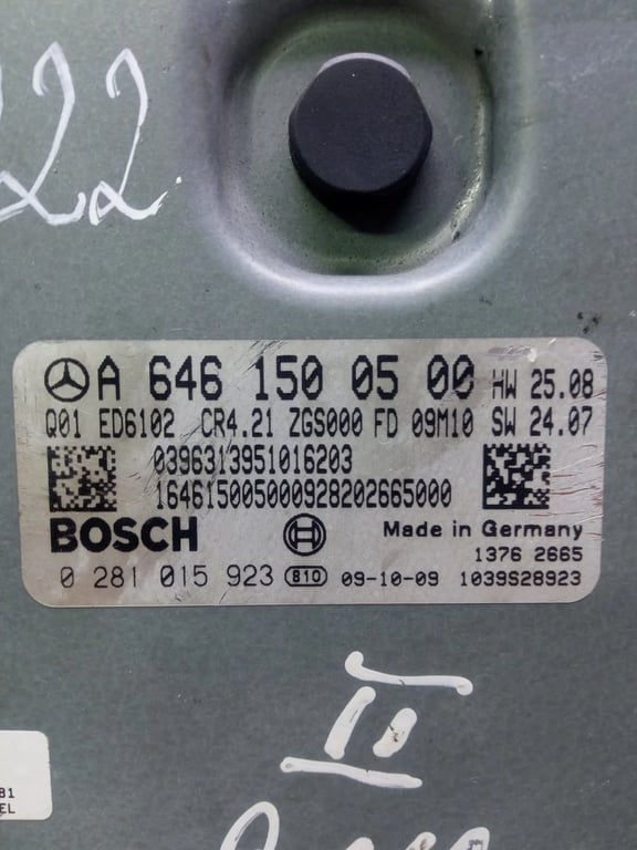 A6461500500 0281015923 1039S28923 ECU for MB