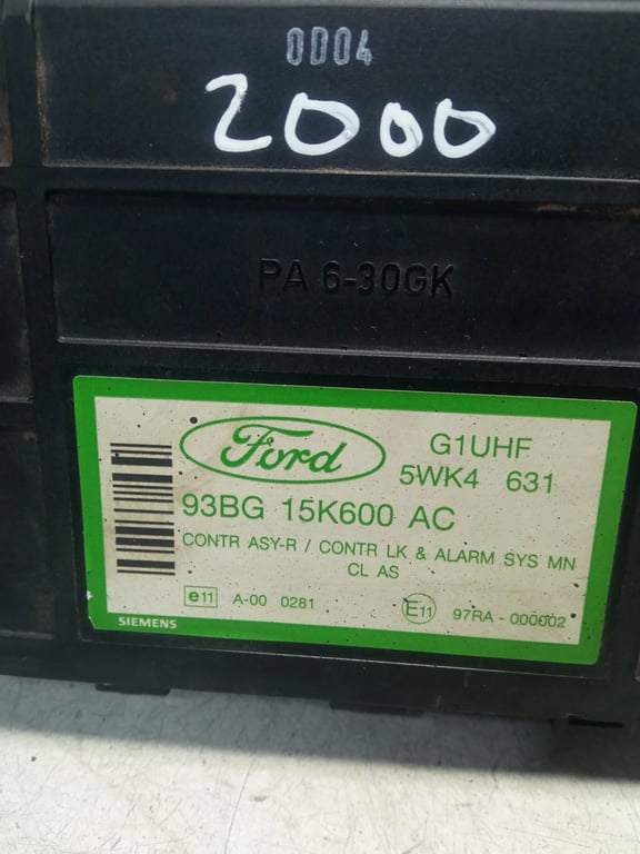 93BG15K600AC ALARM ECU CENTRAL LOCKING for FORD