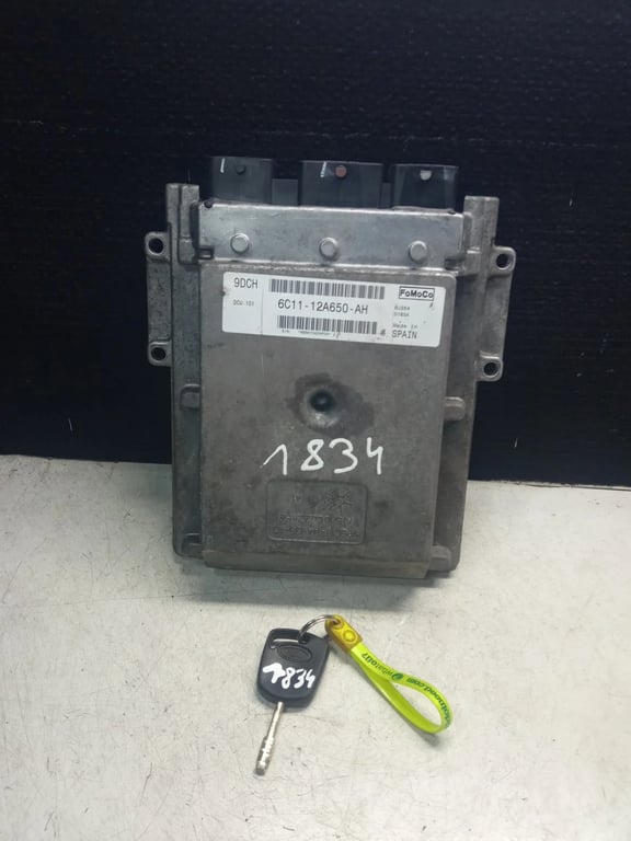 6C11-12A650-AH 9DCH ECU for FORD with key