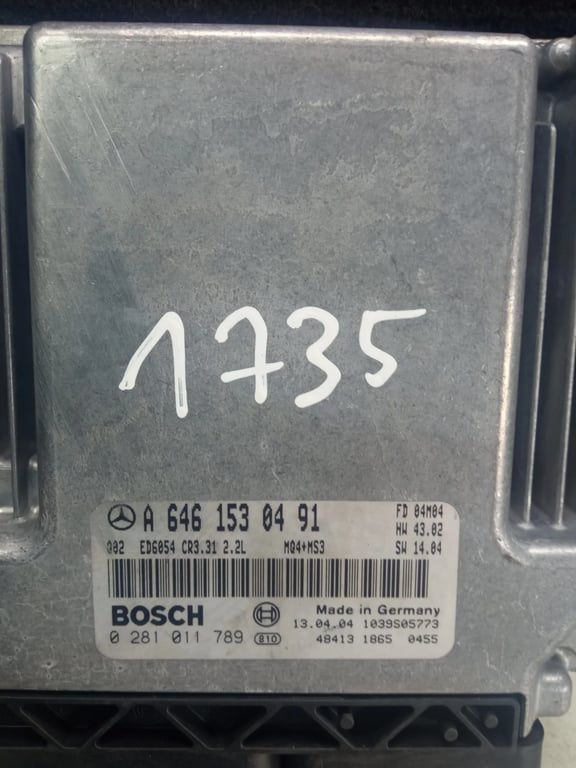 A6461530491 0281011789 ECU for MB with 2 KEYS