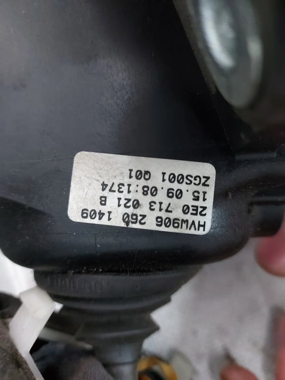 HVW9062601409 2E0713021B MB SPRINTER VW CRAFTER automatic gear shift