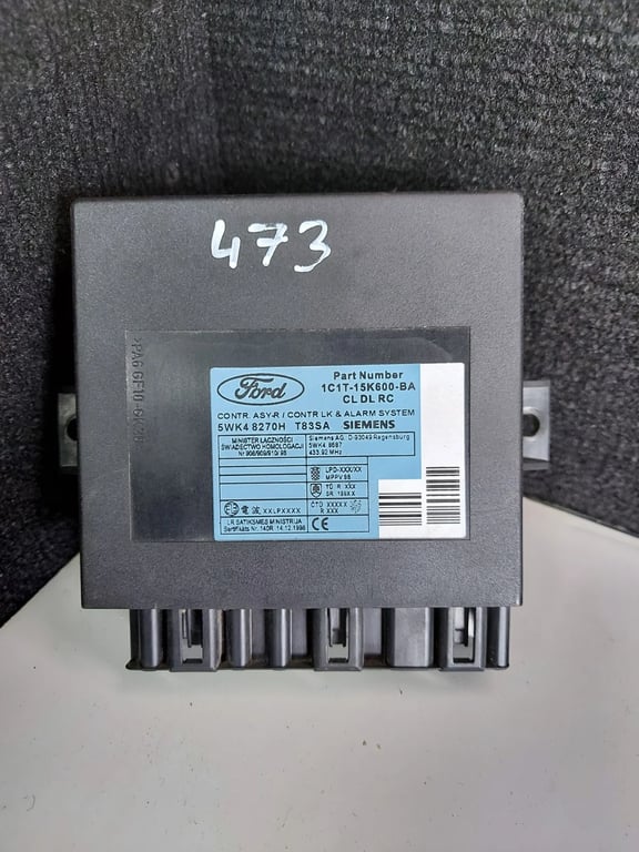 1C1T-15K600-BA 5WK48270H  FORD central locking control unit