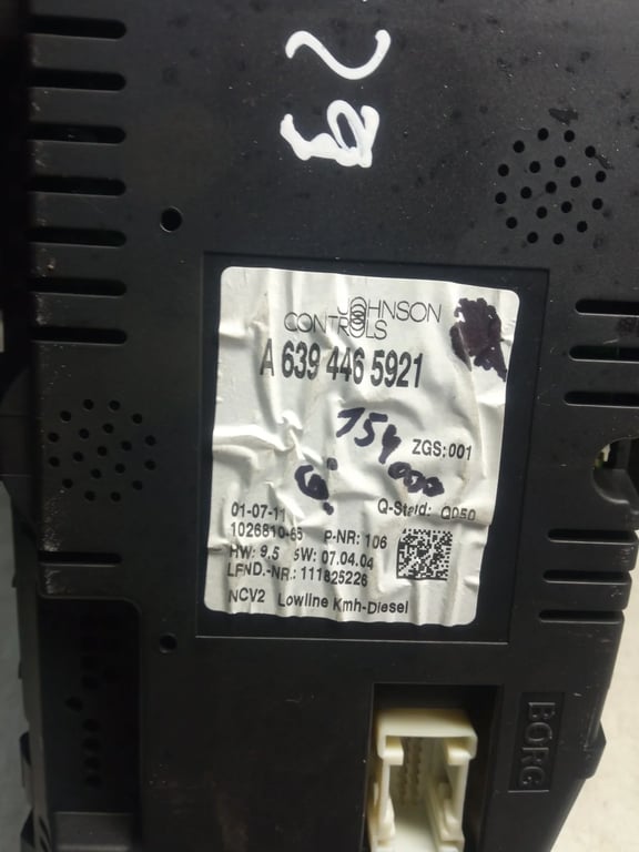 A6394465921 INSTRUMENT CLUSTER for MB