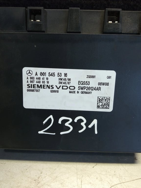 A0015455316 5WP20124AR CONTROL MODULE ECU for MB