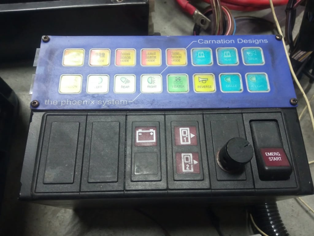 AMBULANCE INSIDE CONTROL UNIT, ECU