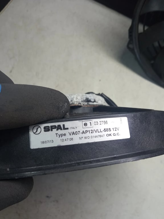 VA07-AP12/VLL-58S  RADIATOR FANS 2PCS 12V SPAL