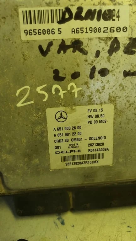 A651902600 A9065456408 A0375456132 ECU for MB