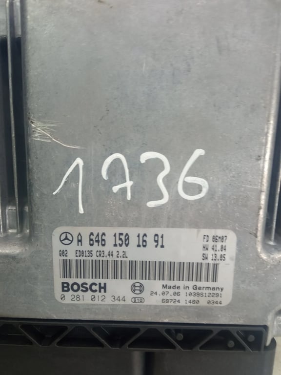 A6461501691 0281012344 ED0135 ECU for MB with 1 KEY