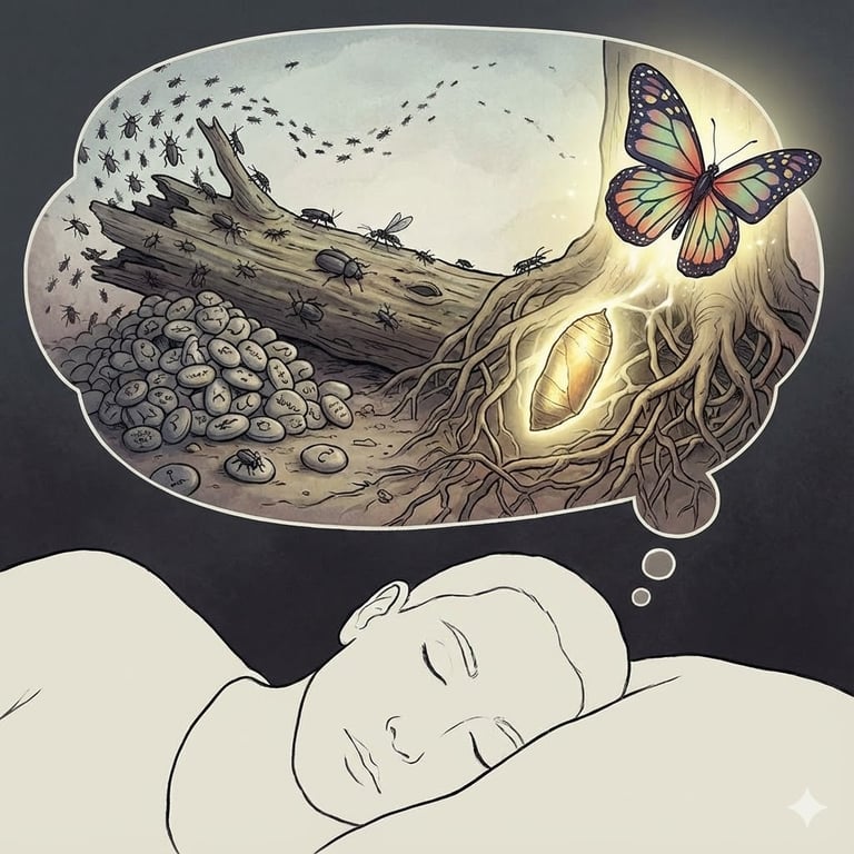 Khám phá ý nghĩa tâm lý khi mơ thấy sâu bọ