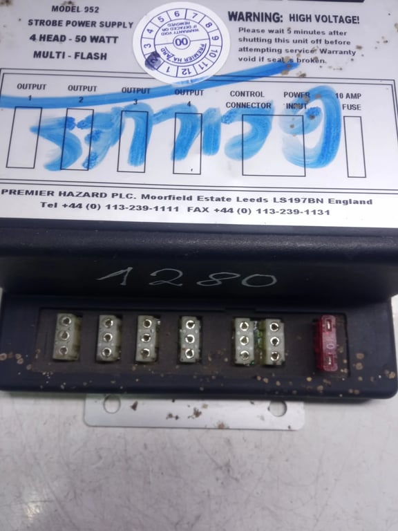 006174 MODEL 952 STROBE POWER SUPPLY 4HEAD 50 WATT