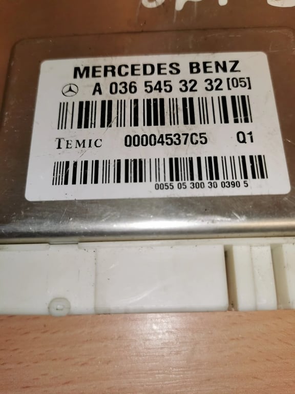 MERCEDES BENZ control UNIT A0365453232