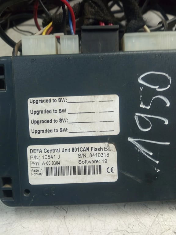 10541J 8410318 12010A DEFA CENTRAL UNIT 801CAN FLASH
