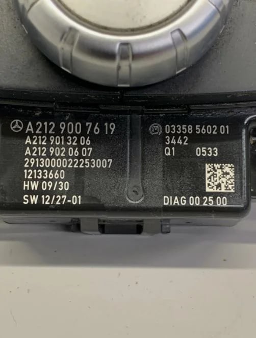 Mercedes Control Switch A2129007619 A212