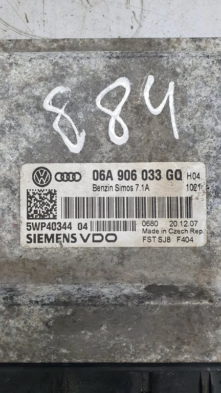 06A906033GQ 5WP4034404 ECU for AUDI A3
