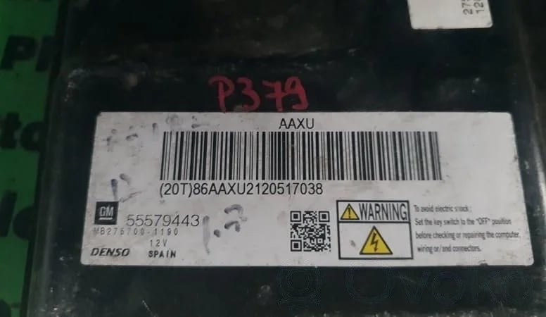 55579443 MB2757001190 Engine control unit/module ECU for Opel Astra J 2010