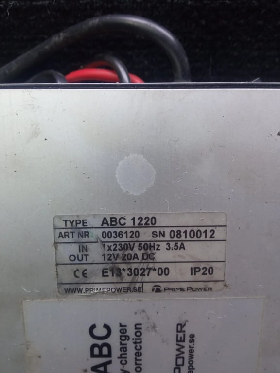 0036120 0810012 02M37640 LEAB ABC 1220 battery charger