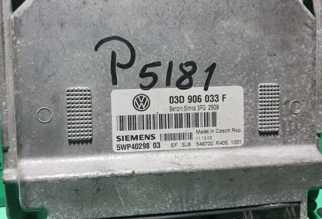 03D906033F Engine control unit/module ECU for Volkswagen Polo IV 9N3