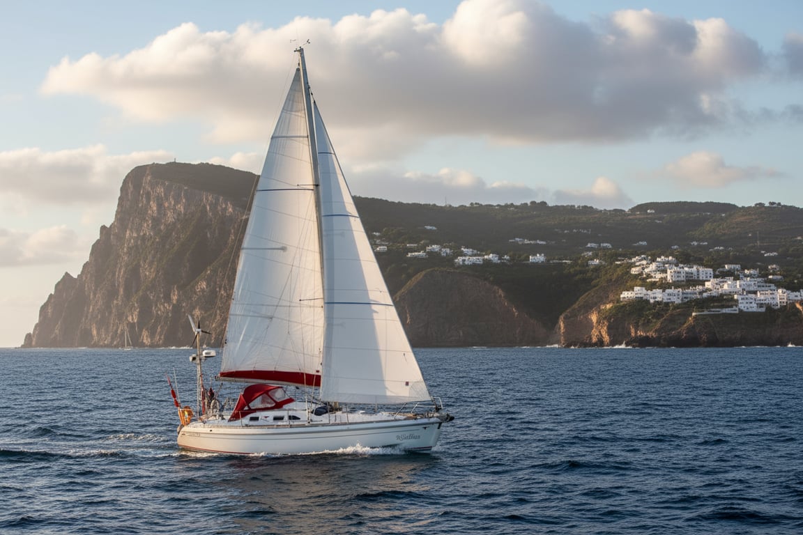 Etap 32s yacht interior cabin featuring wooden trim, berth, and navigation table