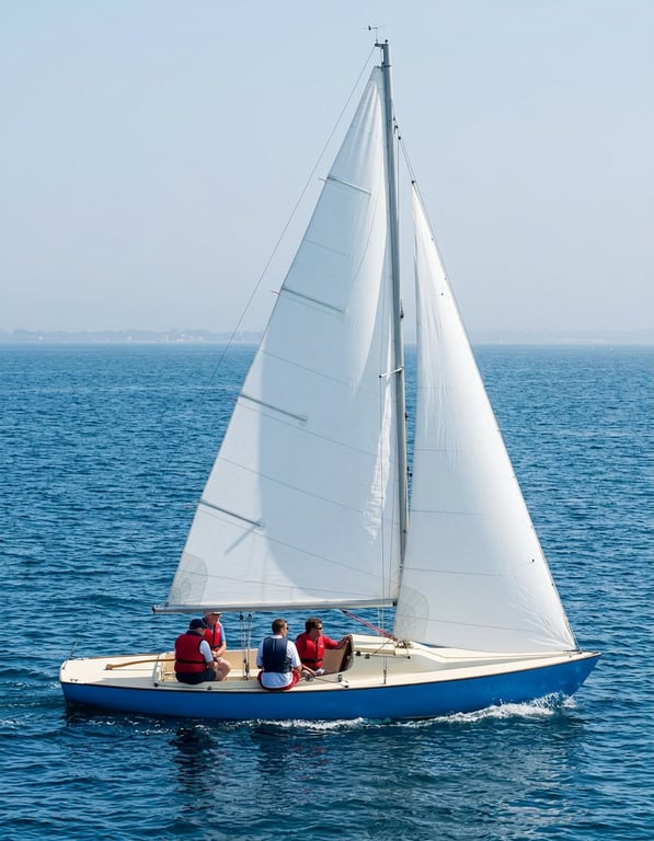 Closeup view of Nicholson Ajax deck showing cockpit and rigging details