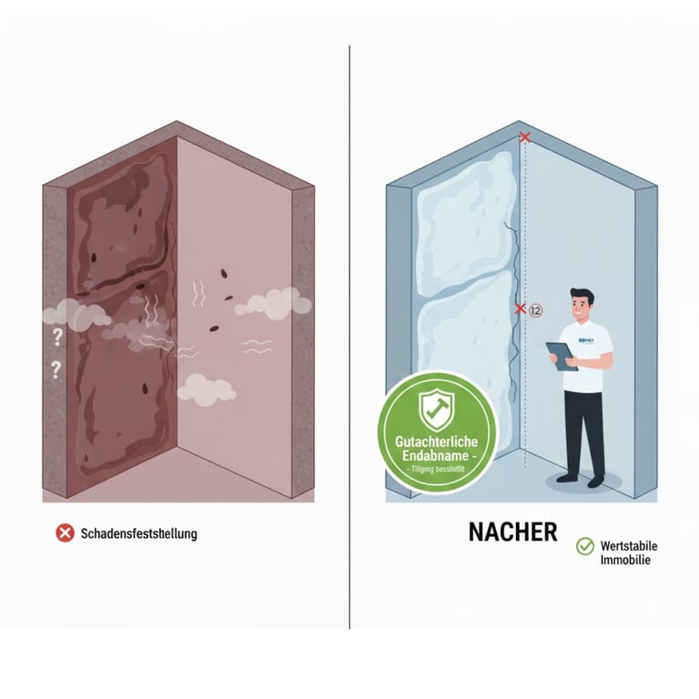Sanierungs-Begleitung und gutachterliche Endabnahme in Essen