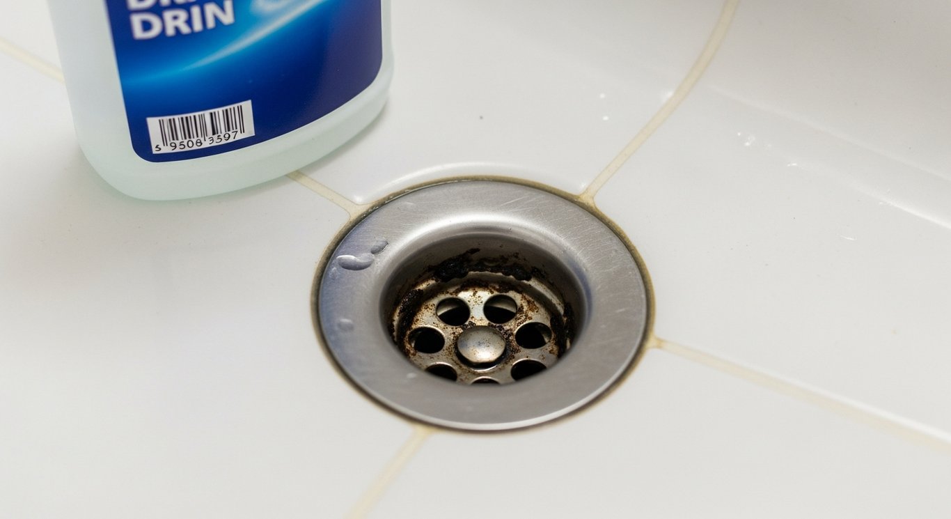 Schmetterlingsmücken im Abfluss loswerden