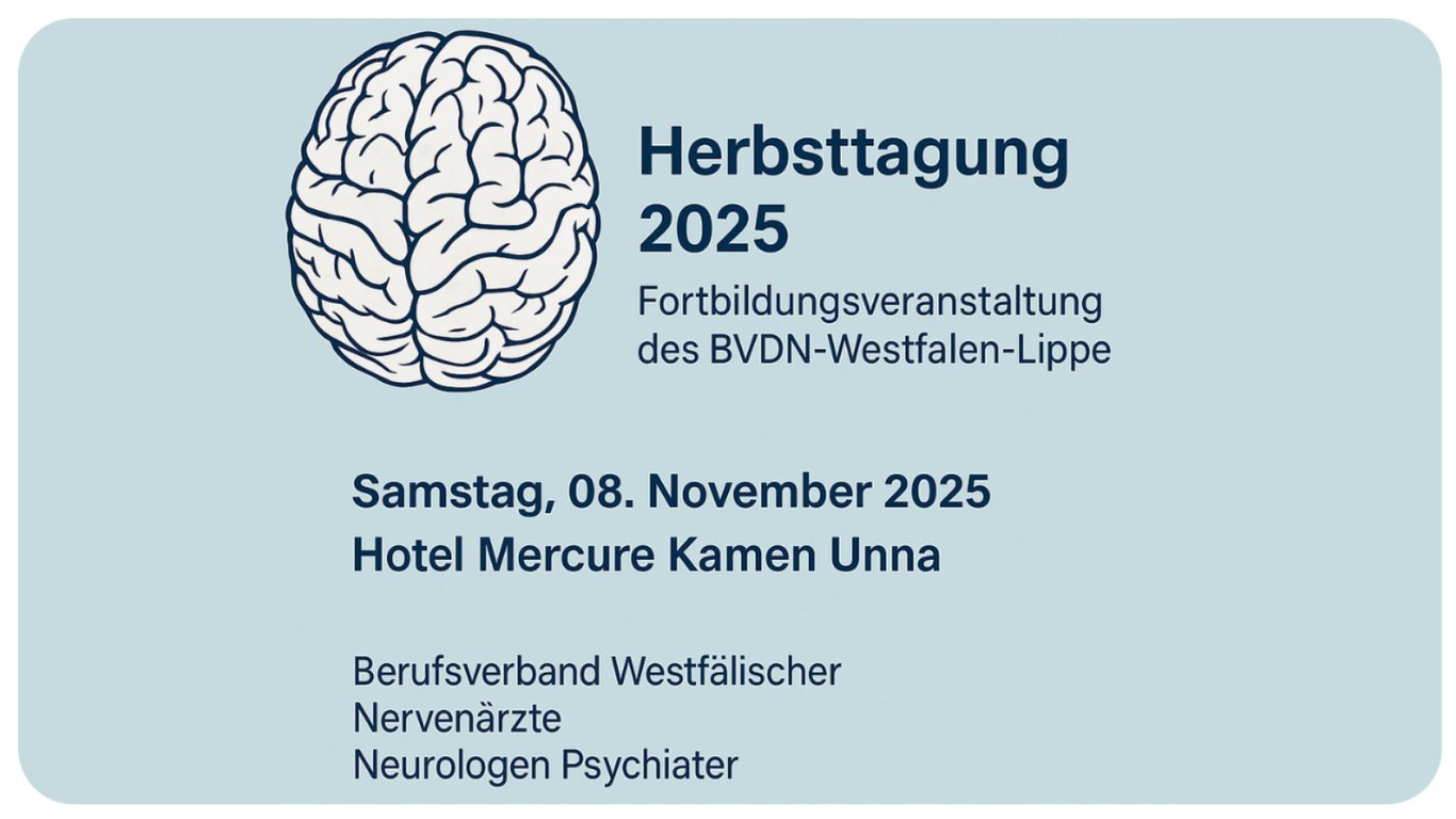 BVDN Herbsttagung 2025 Westfalen-Lippe