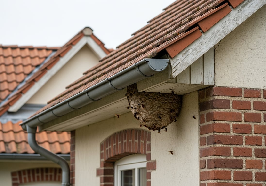 Hornissennest – streng geschützt – Befall in Dortmund