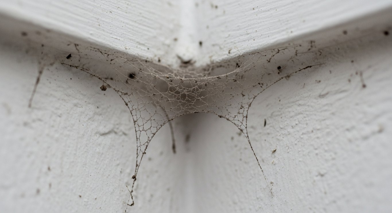 Spinnennetze und Spuren: Anzeichen für Spinnen im Haus
